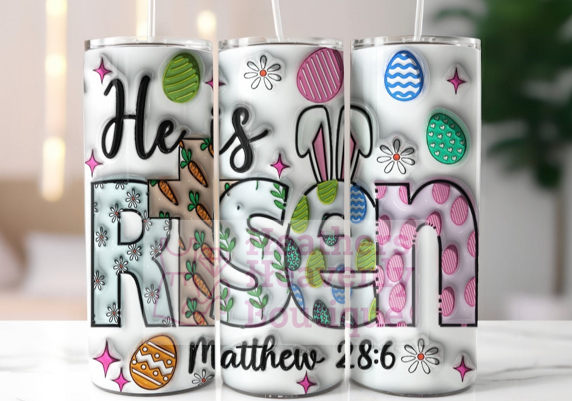 Easter Tumblers Handmade Sublimation 20oz.