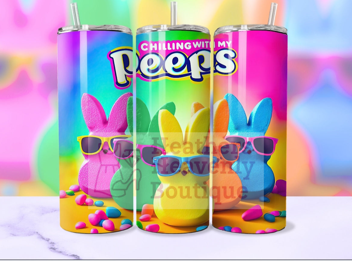 Easter Tumblers Handmade Sublimation 20oz.