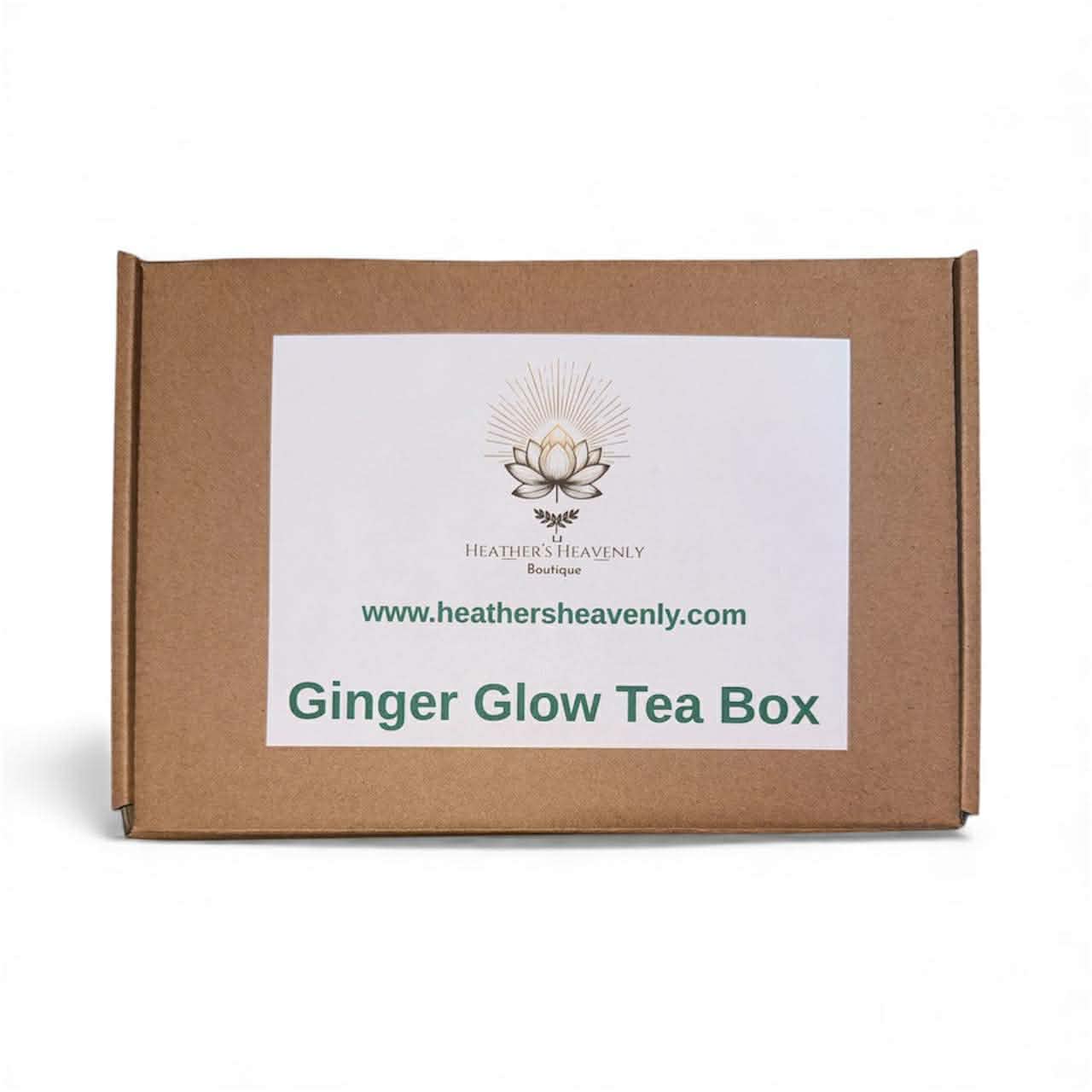 Heavenly Botanicals ginger root tea gift set for digestion and immune support