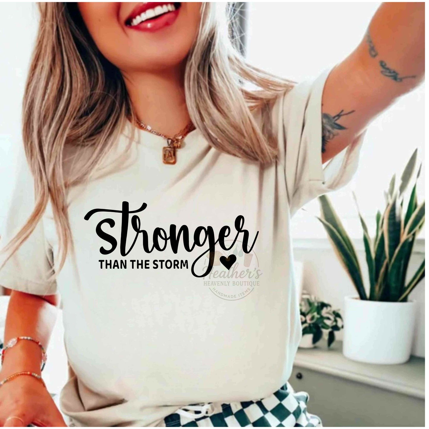 Stronger Than the Storm Graphic T-Shirt