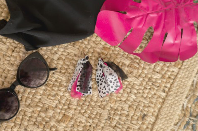 Spot On Hannah Earrings Leopard - Viv&Lou - Heather's Heavenly Boutique