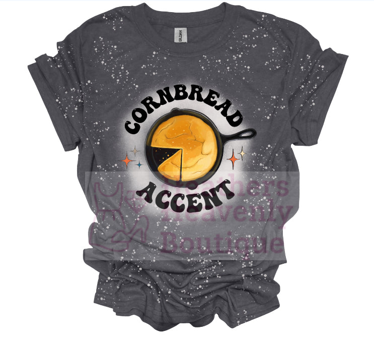 Cornbread Accent Bleached Graphic T-Shirt