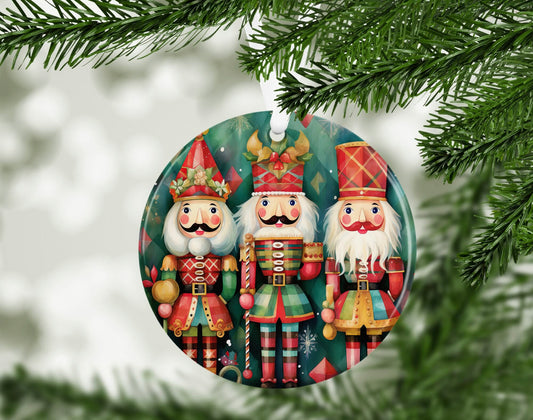 NutCracker Christmas Ornament Handmade Sublimation - Heather's Heavenly Boutique