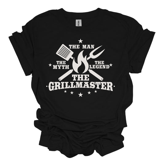 Grill master Men’s Black T-Shirt