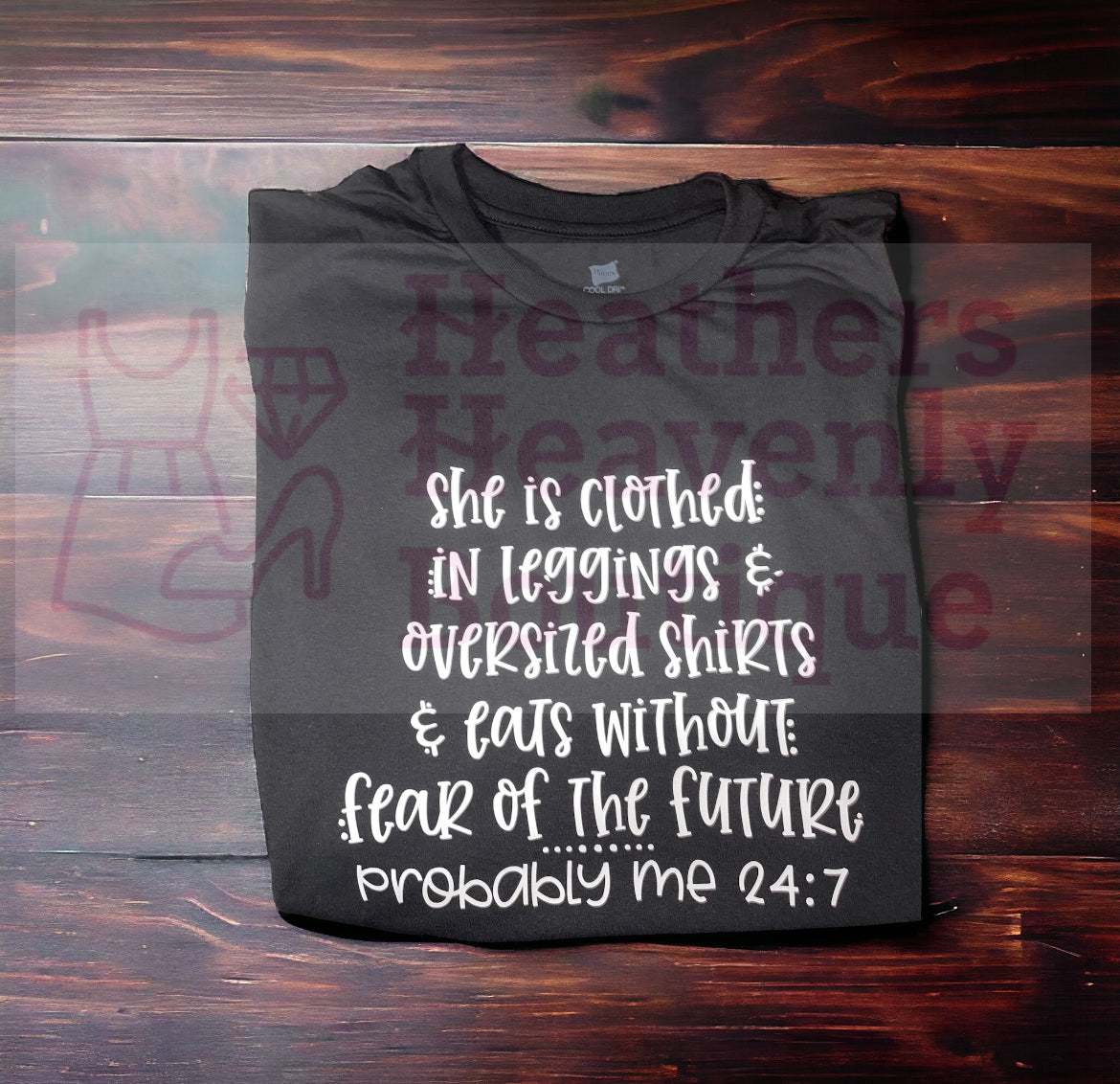 Without Fear of the Future One of a Kind Printed Graphic T-Shirt - Heather's Heavenly Boutique