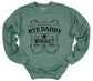 Rye Daddy Whiskey Heather Military Green Sweatshirt