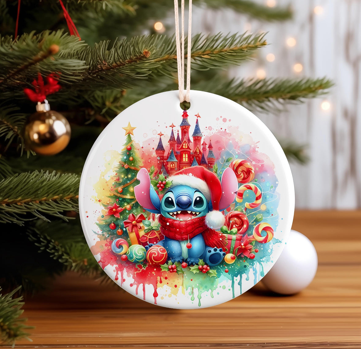 Stitch Christmas Ornament