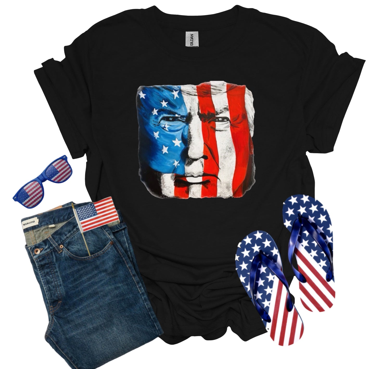 American Flag Trump T-Shirt