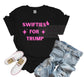 Swifties For Trump Printed Graphic Tee