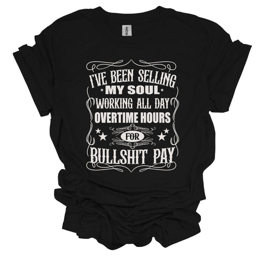 Overtime Hours and BS Pay Men’s Black