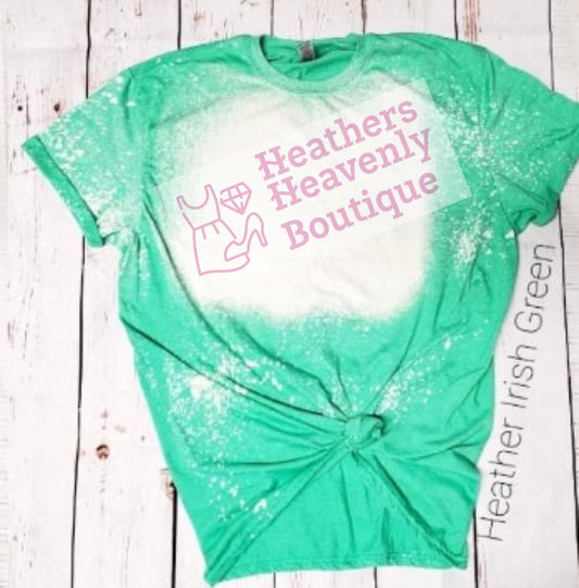 Heather Irish Green Bleached Tee Grab Bag