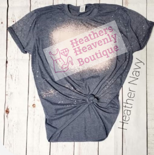 Heather Navy Bleached Tee Grab Bag