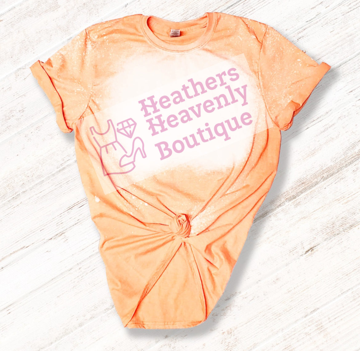 Heather Orange Bleached Tee Grab Bag