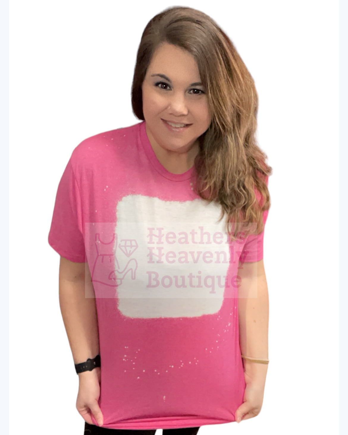 Boxer Mama Bleached Handmade Sublimation T-Shirt - Heather's Heavenly Boutique