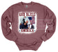 God Bless America Trump Bleached SweatShirt