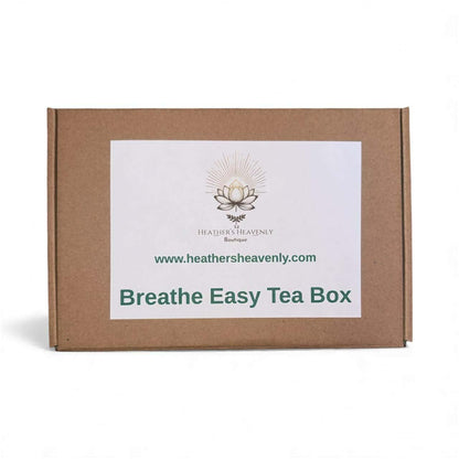 Seasonal allergy support herbal tea gift set for sinus comfort and breathing relief.