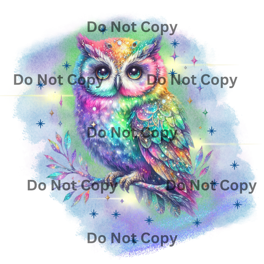 Colorful Owl Digital Download