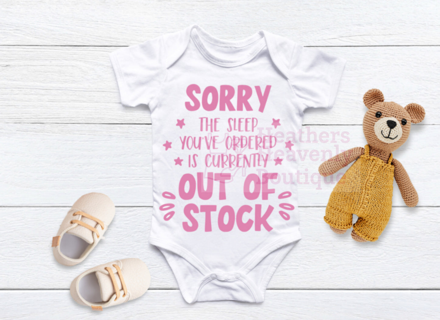 Sorry The Sleep You Ordered Is Out Of Stock Baby Onesie