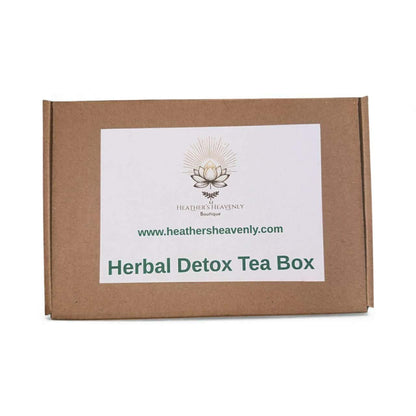 Loose leaf dandelion root tea gift box for gentle detox and digestive wellness.