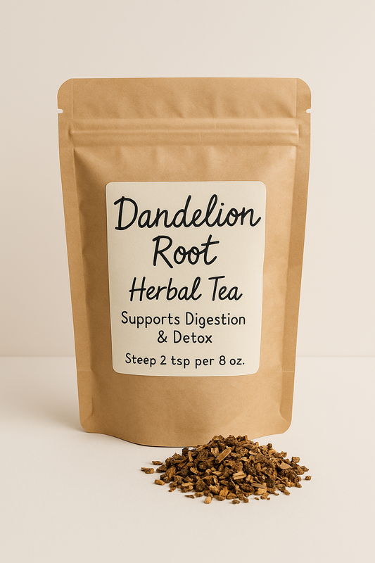 Dandelion Root Tea | Organic Detox & Liver Support | Heavenly Botanicals