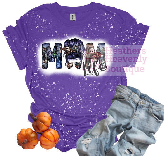 Spooky Halloween Mom Life Graphic Tee