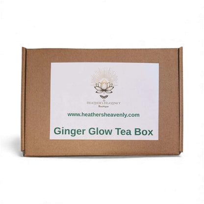 Heavenly Botanicals ginger root tea gift set for digestion and immune support