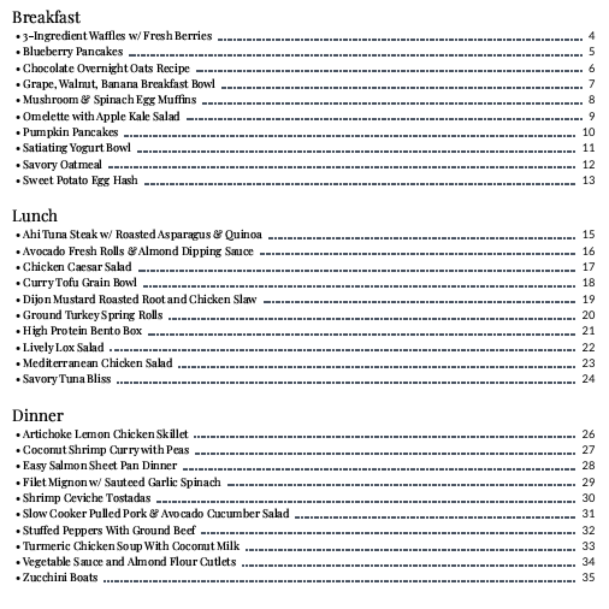 Gluten & Dairy Free Recipe Bundle - Heather's Heavenly Boutique