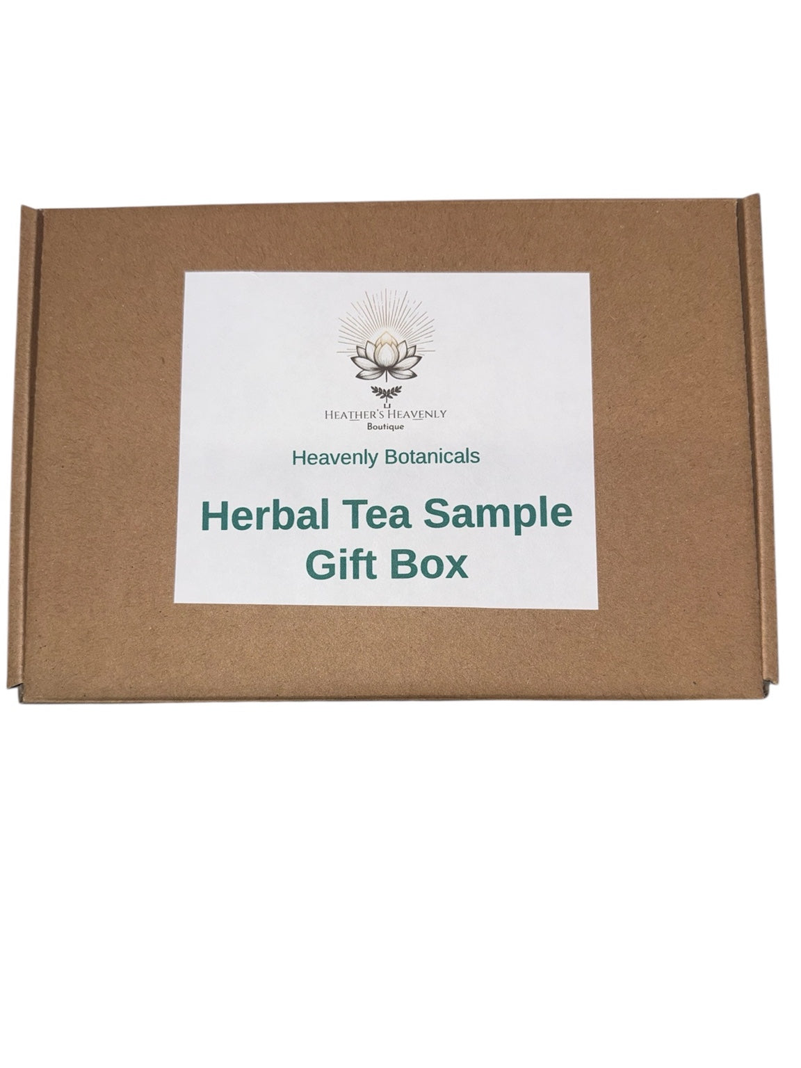 Heather’s Heavenly Botanicals Herbal Tea Sampler Gift Box – organic wellness tea set