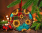 Christmas Sunflower Christmas Ornament - Heather's Heavenly Boutique