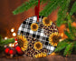 Western Leopard And Sunflowers Christmas Ornament - Heather's Heavenly Boutique