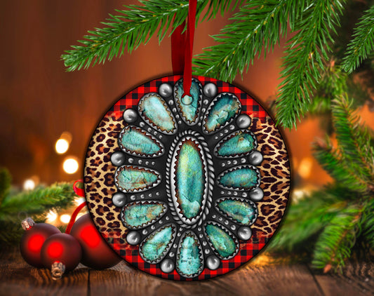 Western Gemstone Christmas Ornament - Heather's Heavenly Boutique