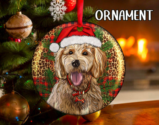 Christmas Goldendoodle Ornament - Heather's Heavenly Boutique