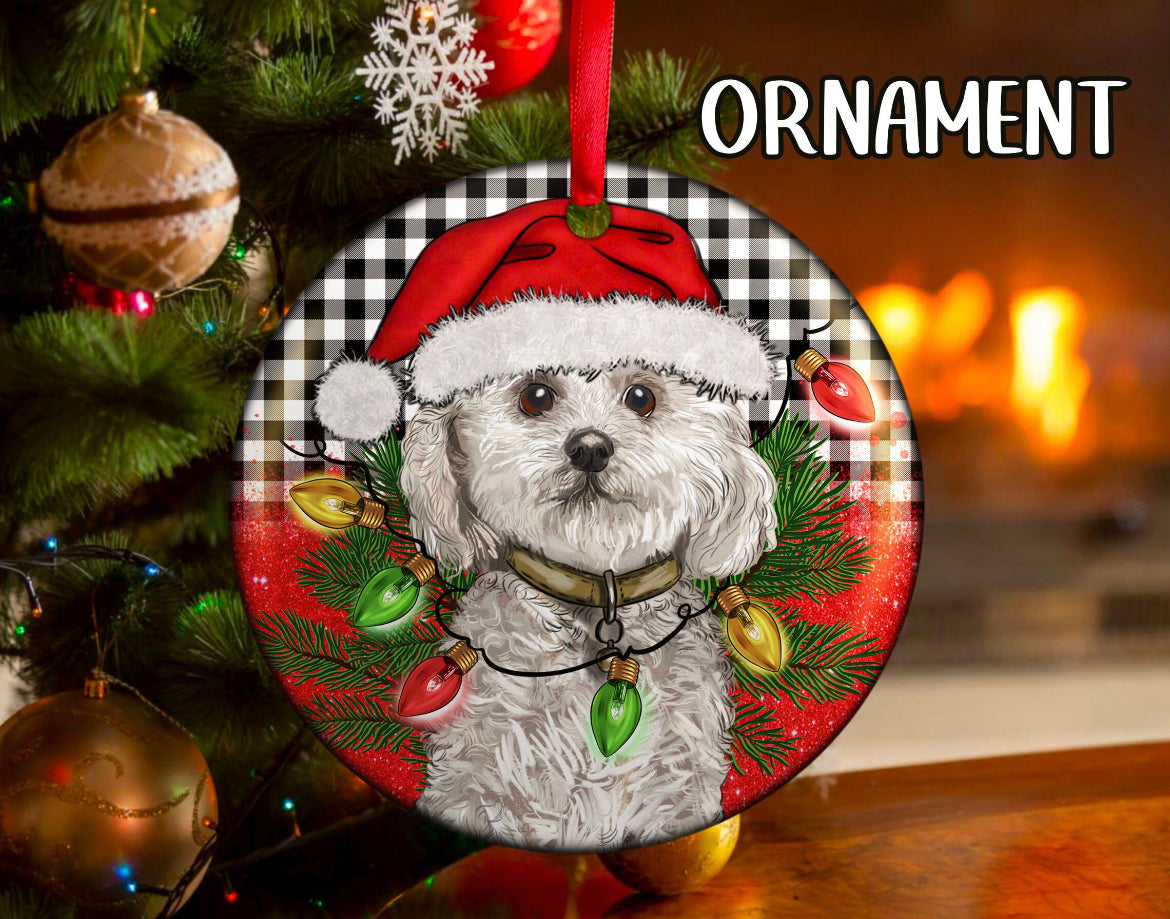 Bichon Frise Dog Ornament - Heather's Heavenly Boutique