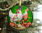 Leghorn And American Game Chicken Christmas Ornament - Heather's Heavenly Boutique