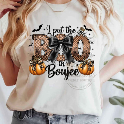 I Put the Boo in Boujee Halloween T-Shirt