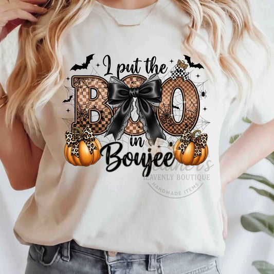 I Put the Boo in Boujee Halloween T-Shirt