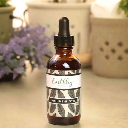 Earthley Immune-Biotic Herbal Tincture – Natural Immune System Support, Alcohol-Free