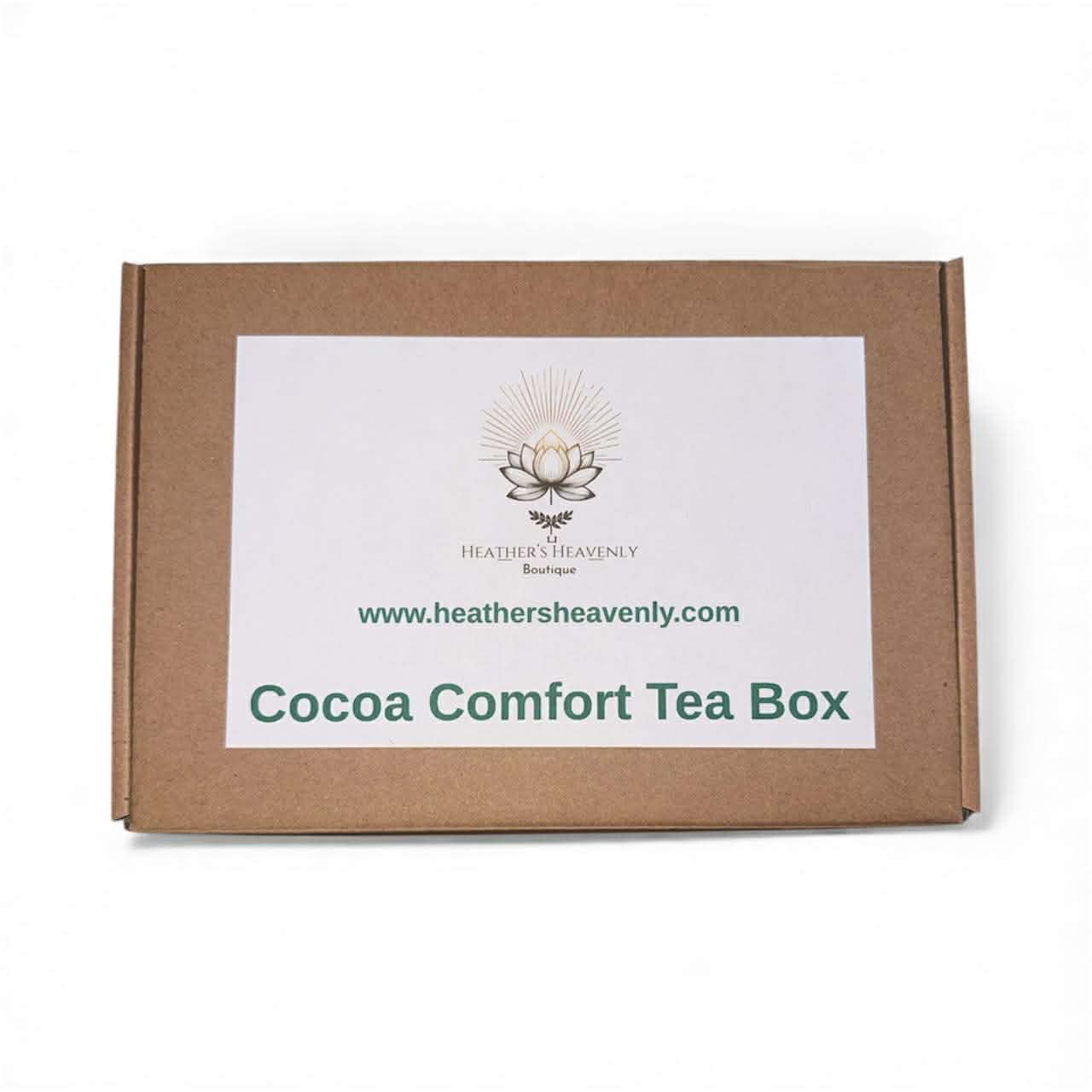 Chocolate-inspired herbal tea gift set for cozy self-care and caffeine-free energy