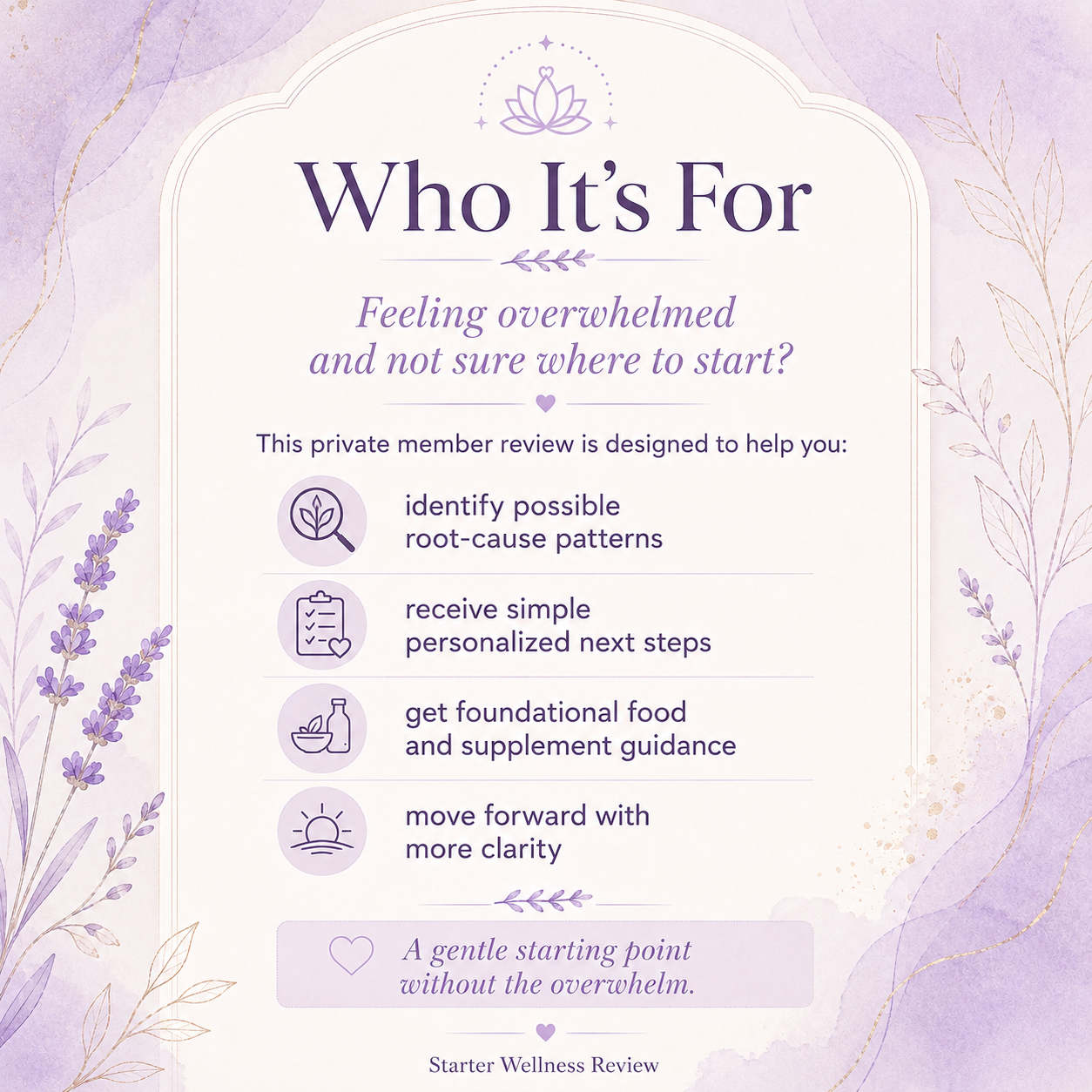 Starter Wellness Review | Personalized Root-Cause Wellness Guidance