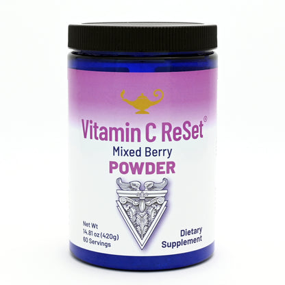 Vitamin C ReSet® Powder – Buffered, Non-Acidic Vitamin C with Electrolytes