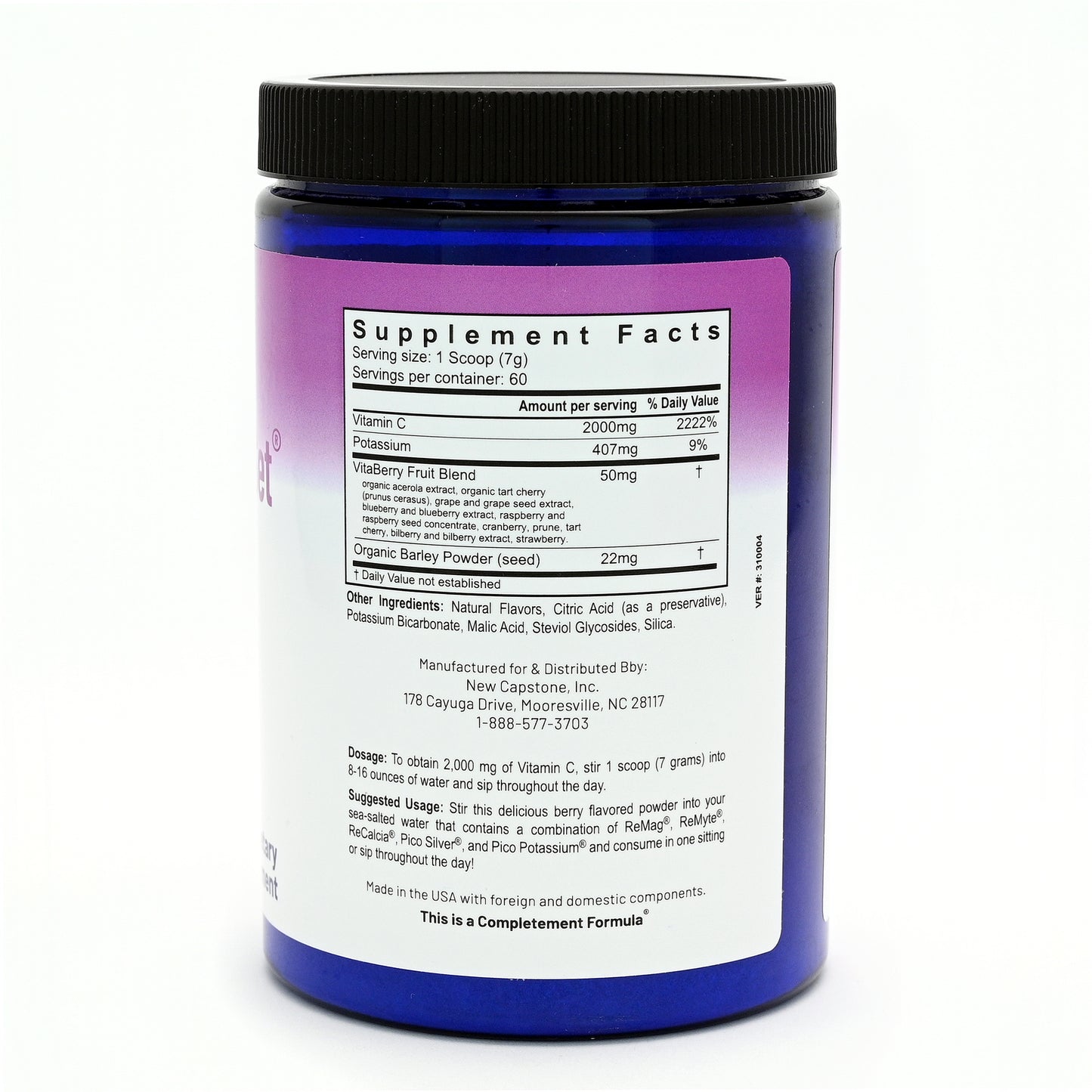 Vitamin C ReSet® Powder – Buffered, Non-Acidic Vitamin C with Electrolytes