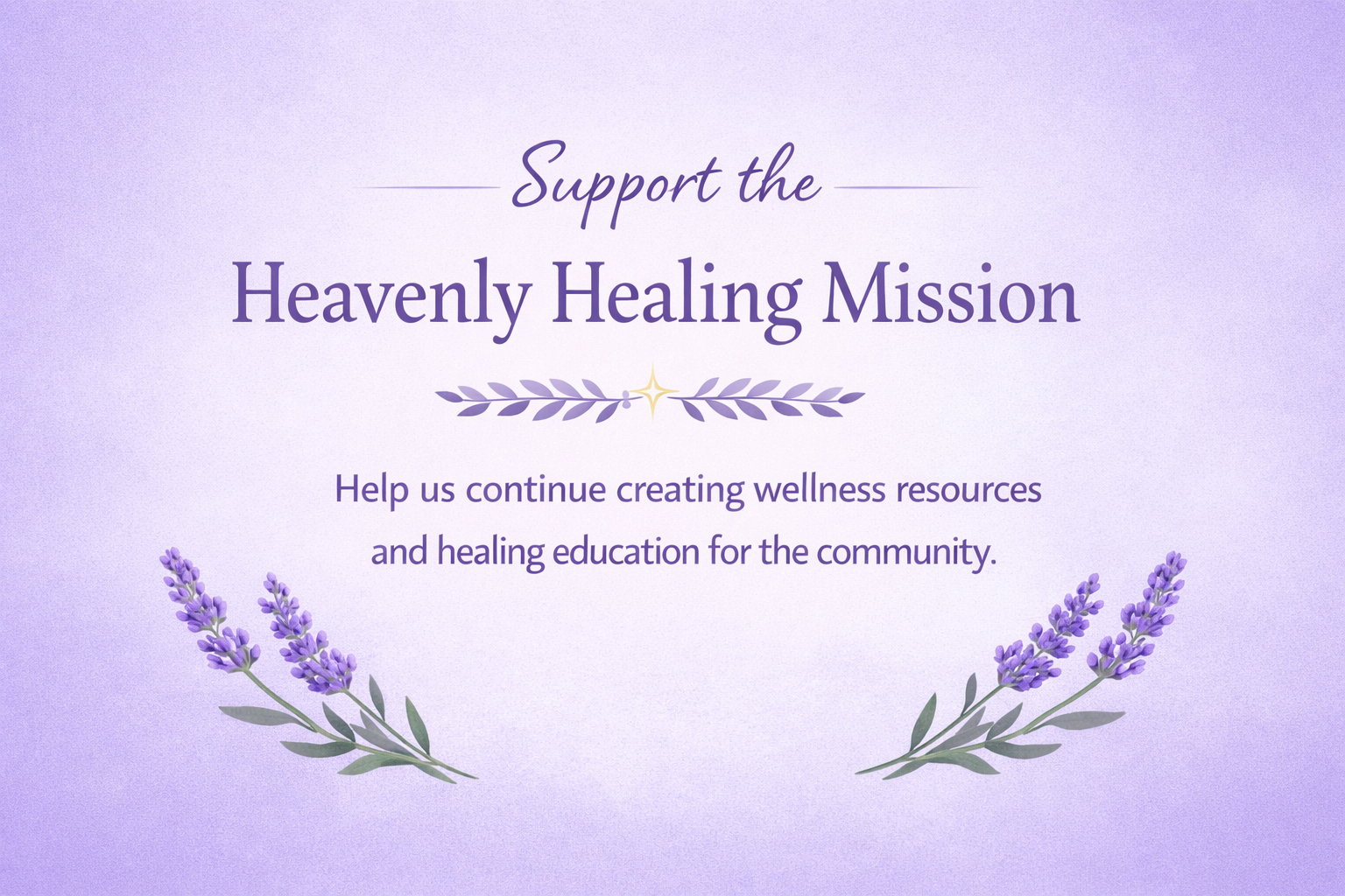 Support the Heavenly Healing Mission - Heather's Heavenly Boutique