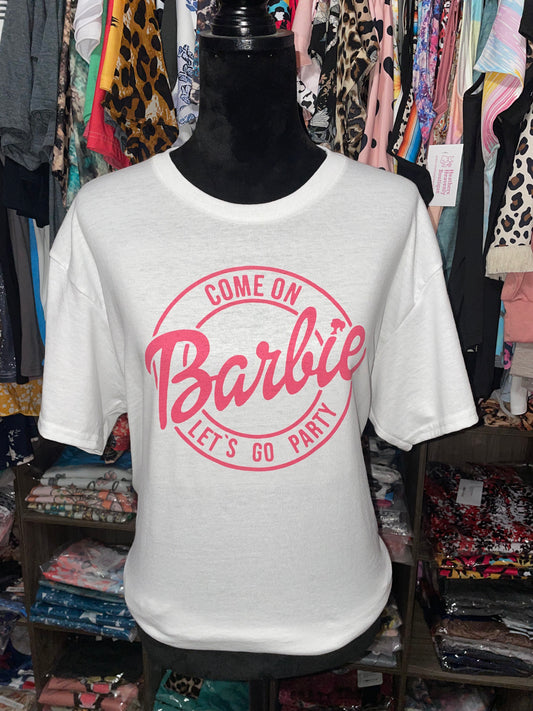 Barbie Party Shirt - Heather's Heavenly Boutique