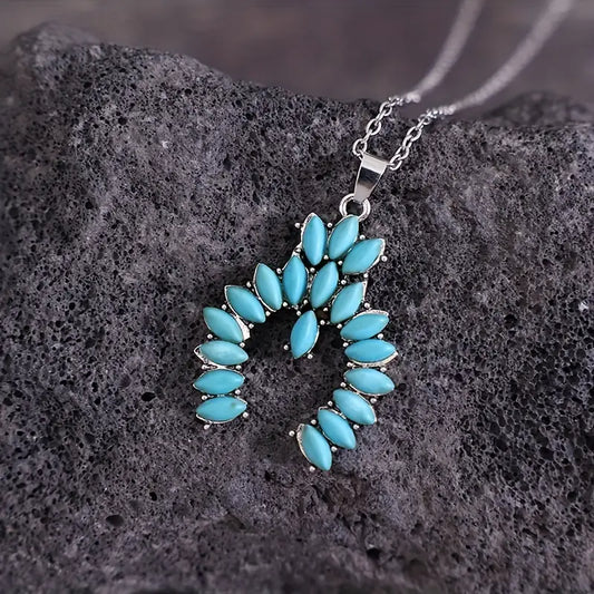 Western Turquoise Pendant Necklace - Heather's Heavenly Boutique