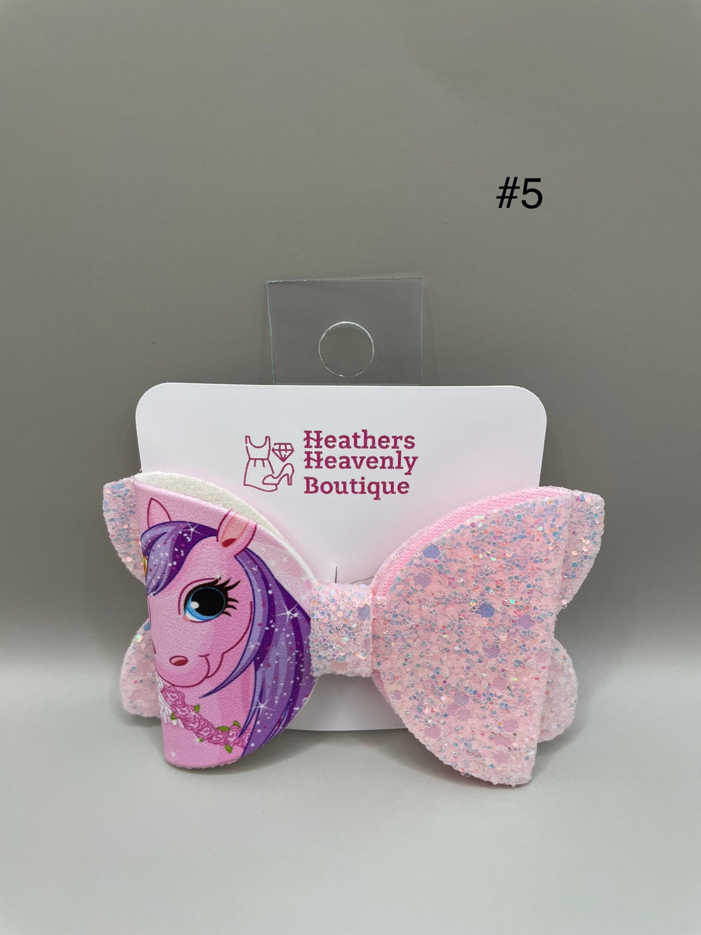 Girls Unicorn Hair Clips - Heather's Heavenly Boutique