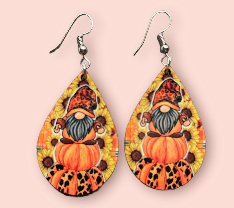 Fall Handmade Sublimation Earrings - Heather's Heavenly Boutique