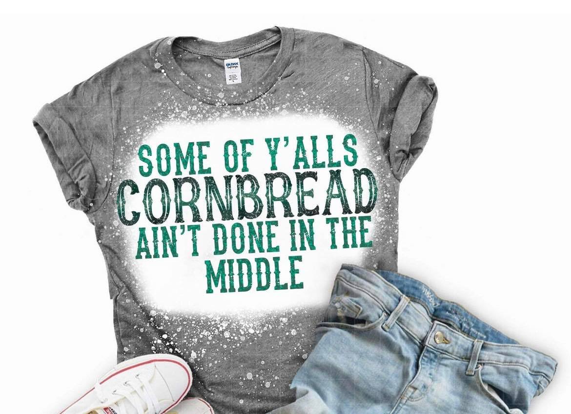 New Release Cornbread Handmade Sublimation One of a Kind Bleached T-Shirt - Heather's Heavenly Boutique
