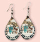 Love, Faith, Pray and Cross Handmade Sublimation Earrings - Heather's Heavenly Boutique