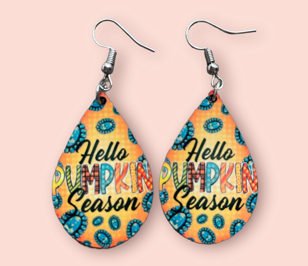 Fall Handmade Sublimation Earrings - Heather's Heavenly Boutique