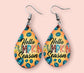 Fall Handmade Sublimation Earrings - Heather's Heavenly Boutique